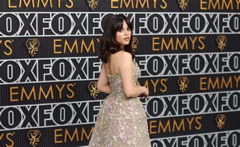 jenna ortega nides|Jenna Ortega Wears Nude Dior Dress at the Delayed 2023 Emmys